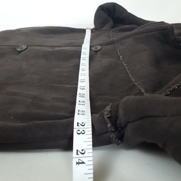 Kodiak Dark Brown Faux Shearling Coat - Picture 4 of 15